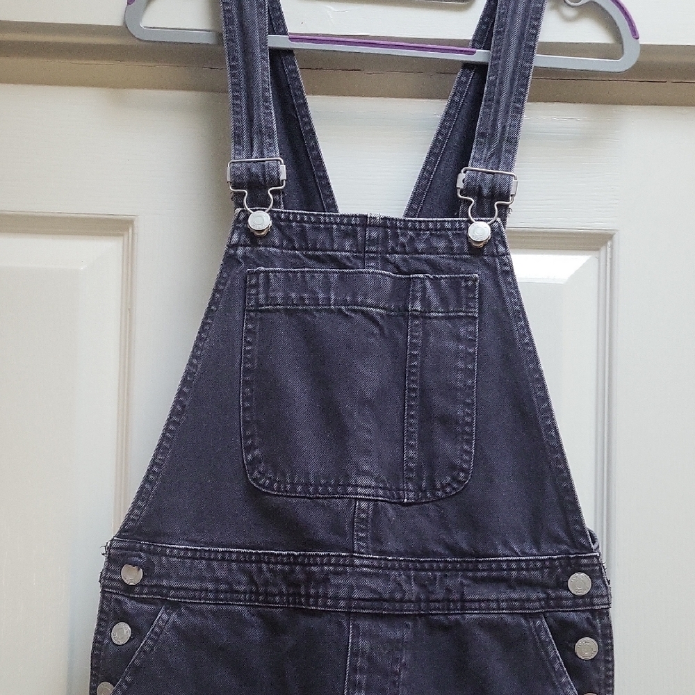 J crew Black Denim Overalls